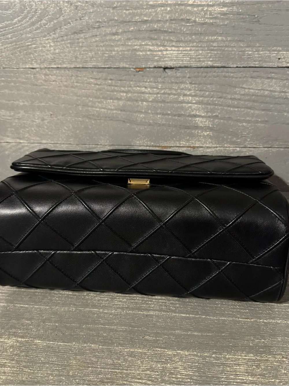 Tory Burch Black Large Soft Fleming Convertible Shoulder Bag